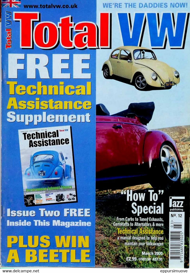 TOTAL VW N°12 - March 2000 - VOLKSWAGEN PORSCHE - Transports