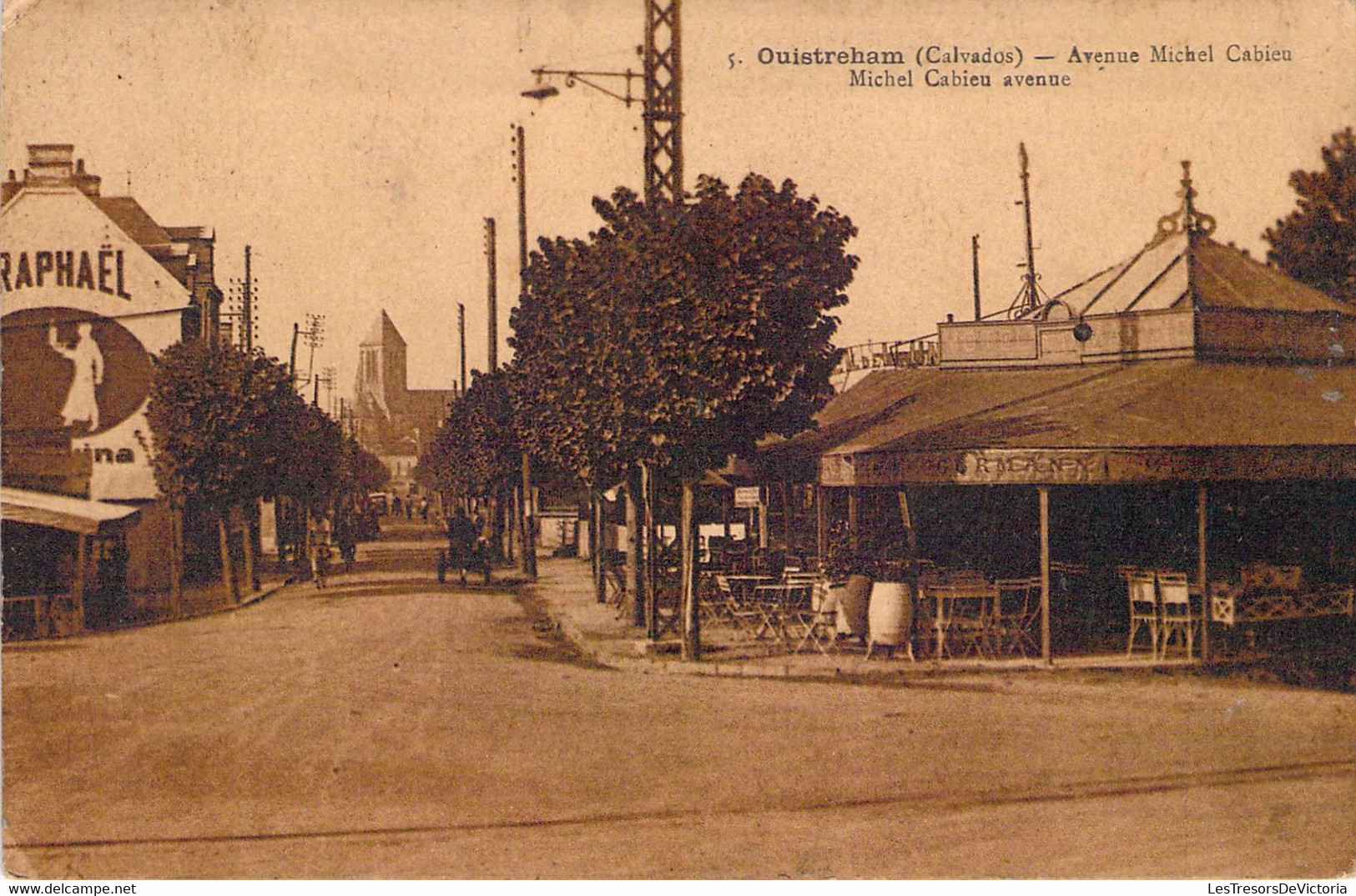 OUISTREHAM - Avenue Michel Cabieu - Charette - Animé - BAISSE DE PRIX - Ouistreham