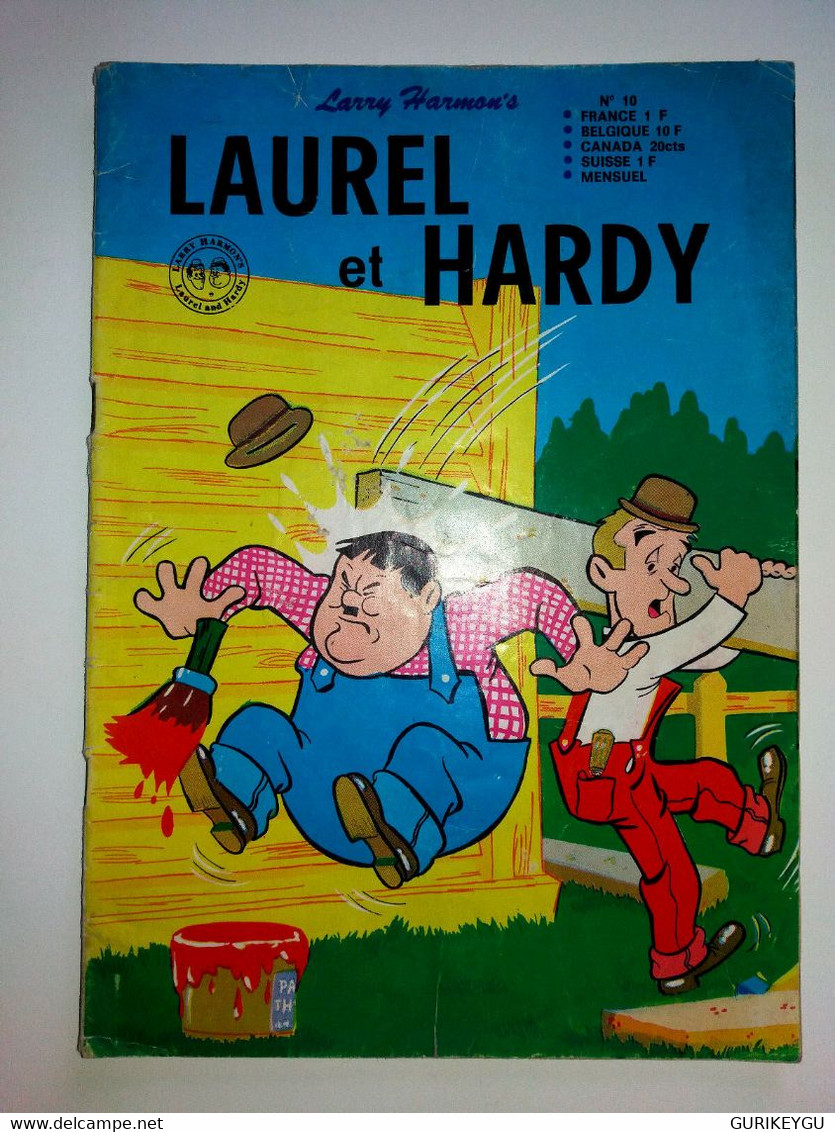 LAUREL Et HARDY N° 10 Trouvent Un Emploi  Tapissiers Pompiers 1968 ZOU Par GREG - Sylvain Et Sylvette