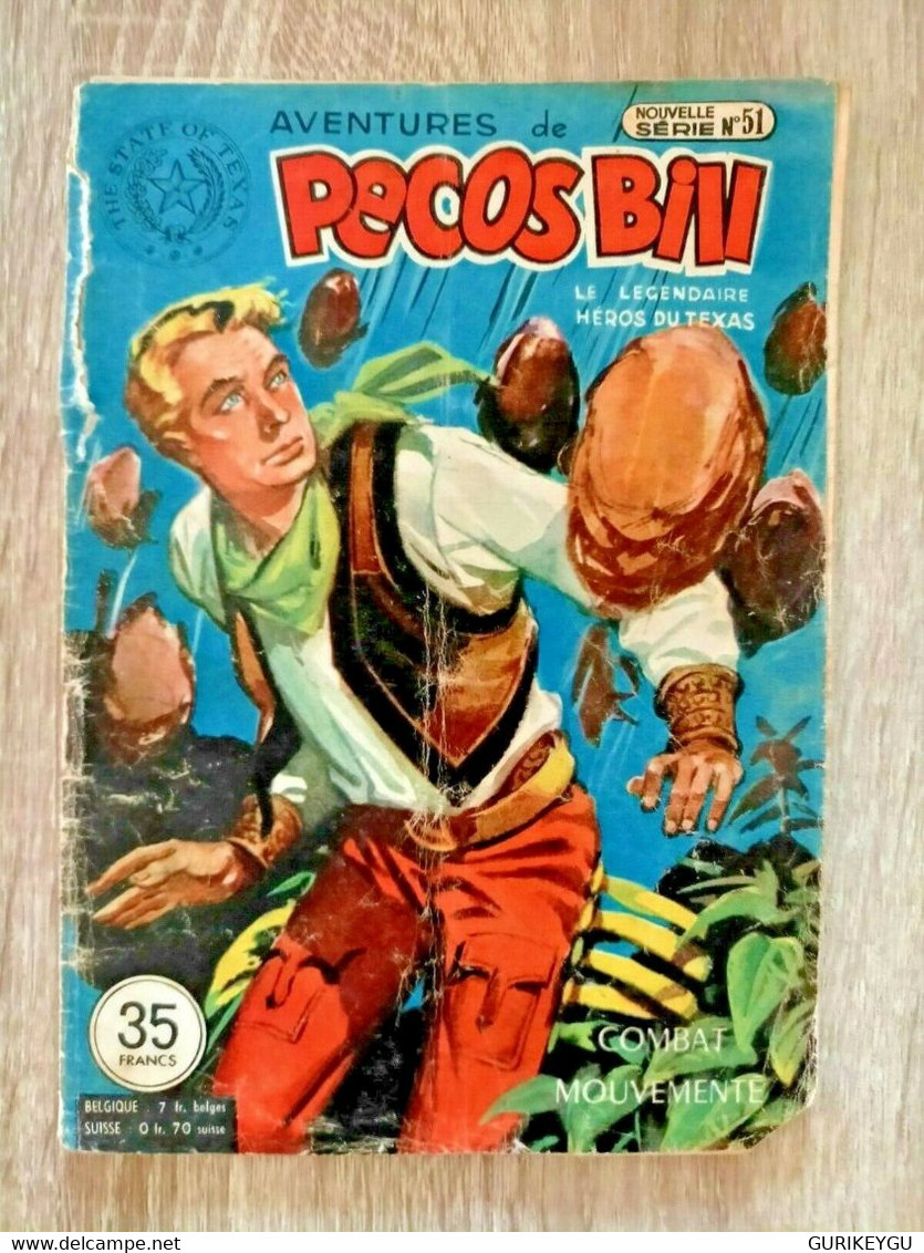 Bd PECOS BILL N° 51 De 1952 - Sylvain Et Sylvette