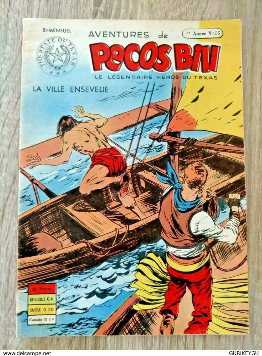 Bd PECOS BILL N° 23 De 1956 - Sylvain Et Sylvette