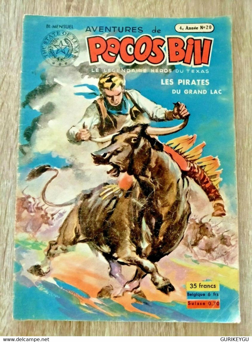 Bd PECOS BILL N° 20 De 1953 - Sylvain Et Sylvette