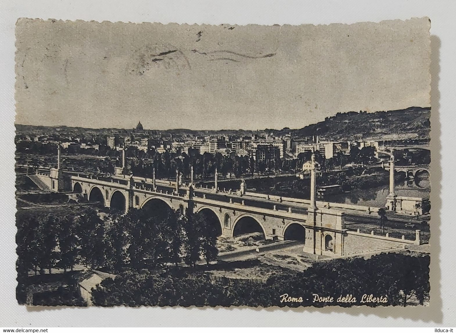 16741 Cartolina - Roma - Ponte Della Libertà - VG 1956 - Bruggen