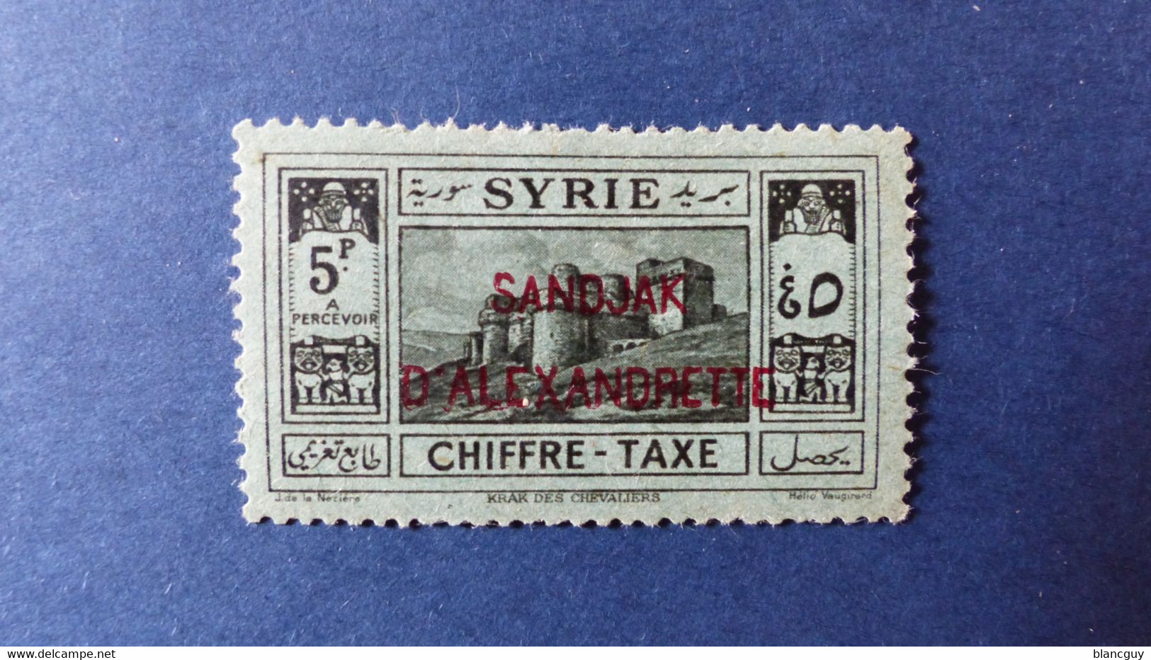 Alexandrette - Taxe YT N° 5 * Neuf Avec Charnière - Unused Stamps