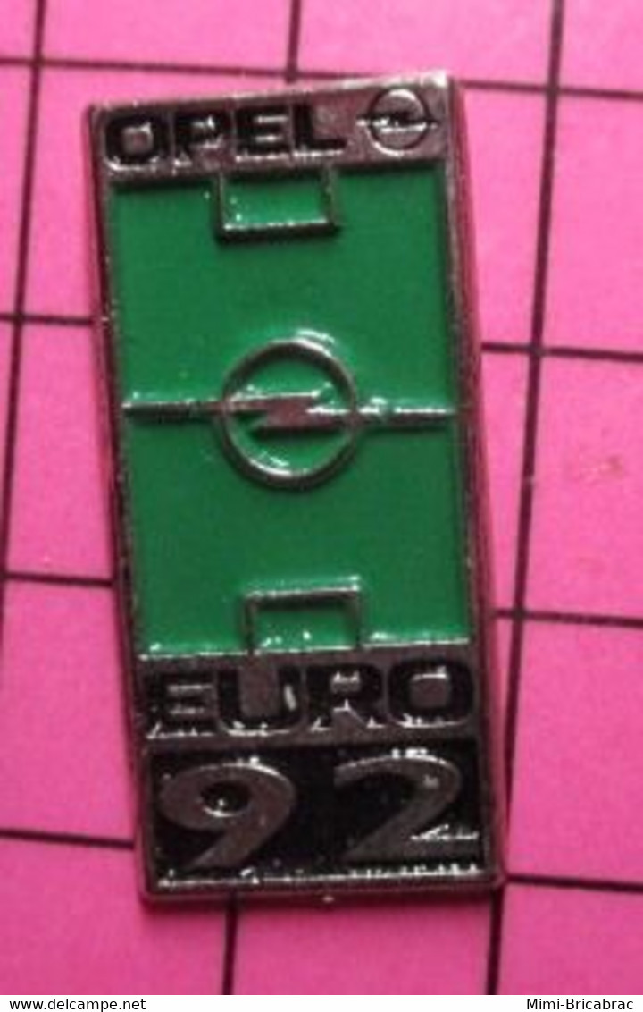 710g Pin's Pins / Beau Et Rare / THEME : SPORTS / TERRAIN DE FOOTBALL CHAMPIONNAT EURO 92 SUEDE - Calcio