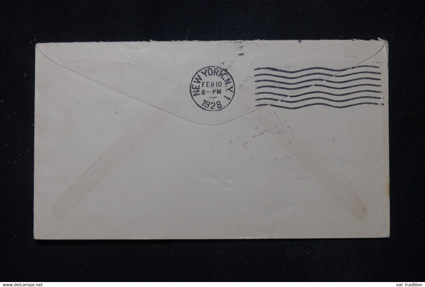 CUBA - Enveloppe De Habana Pour New York En 1928 Avec Cachet Commémoratif D'Aviation ( Lindbergh ) - L 111254 - Lettres & Documents