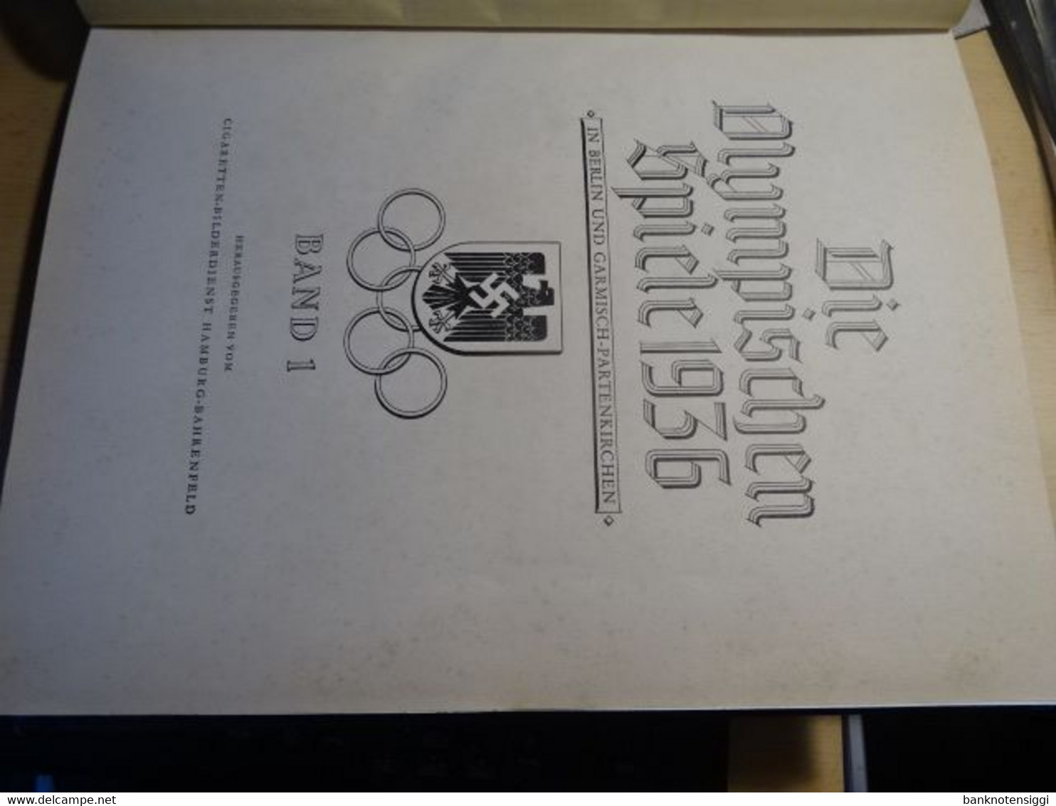 Olympia 1936 Band I - II  1936  (Sammelbilder Alben. - Libros