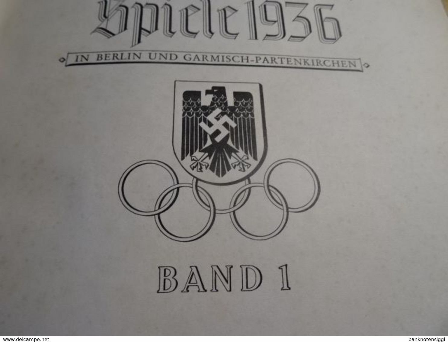 Olympia 1936 Band I - II  1936  (Sammelbilder Alben. - Bücher
