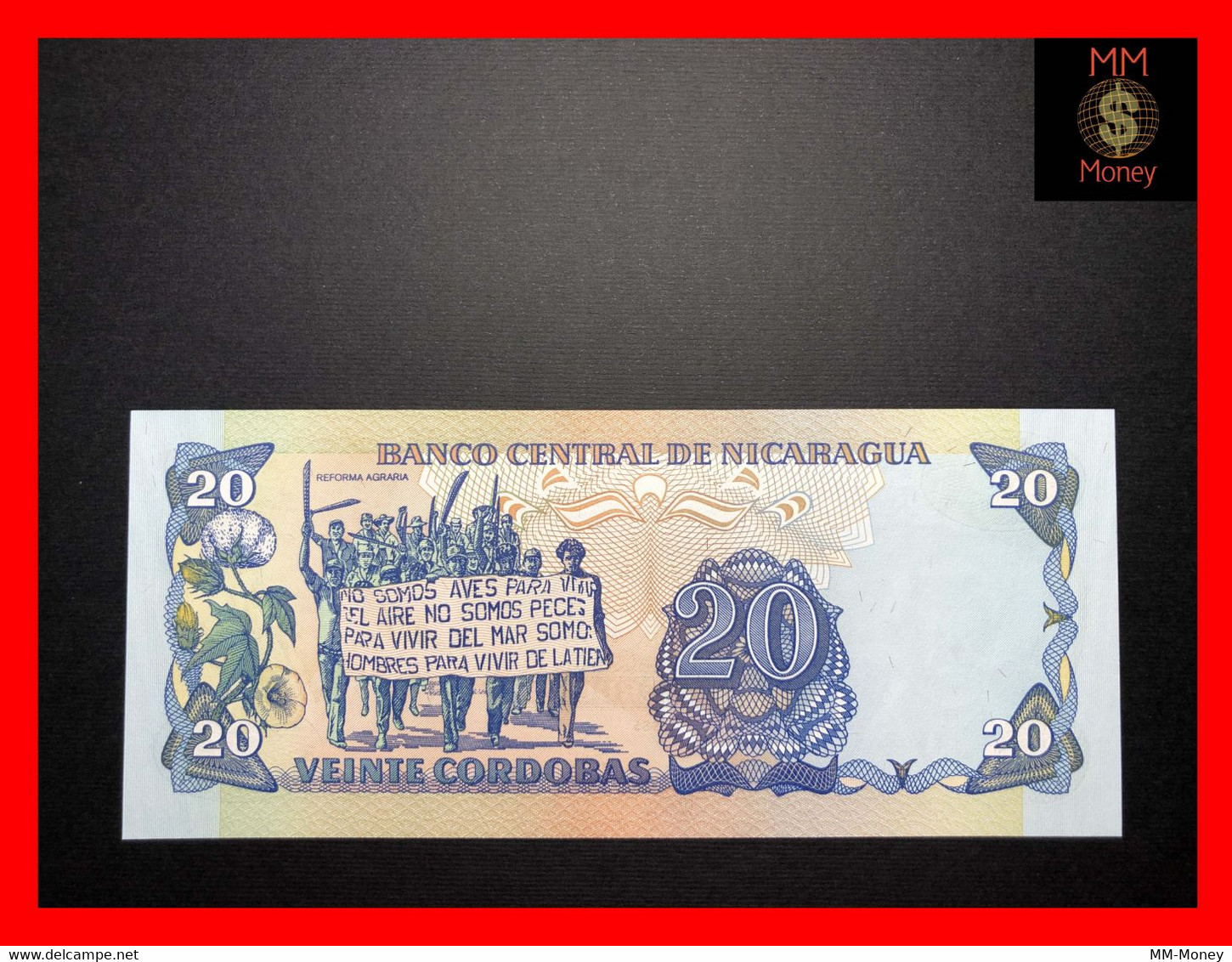 NICARAGUA 20 Cordobas 1985  P. 152   UNC - Nicaragua