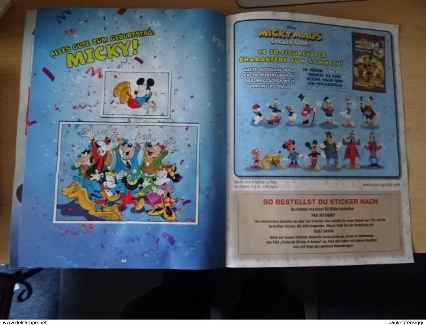 Disney "MICKY MAUS" Sicker Story Komplettes Album 1999