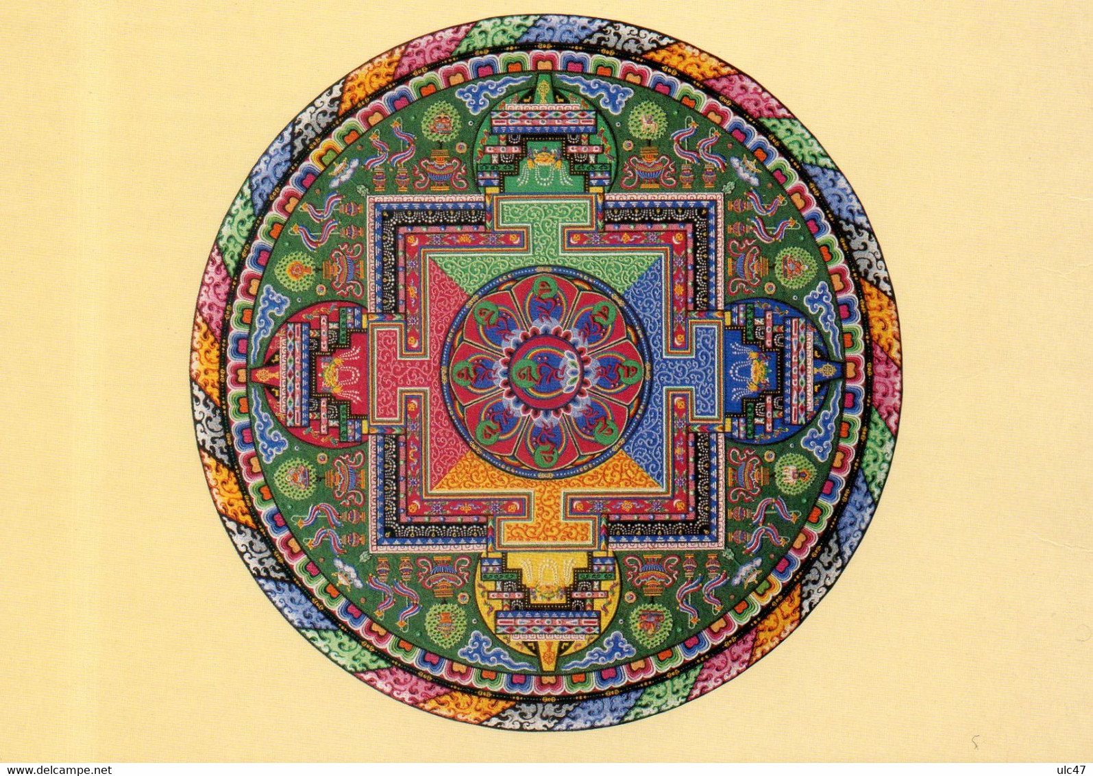 - SHRI AMITAYUS MANDALA - Qu'est-ce Qu'un Mandala ? - Scan Verso - - Tíbet