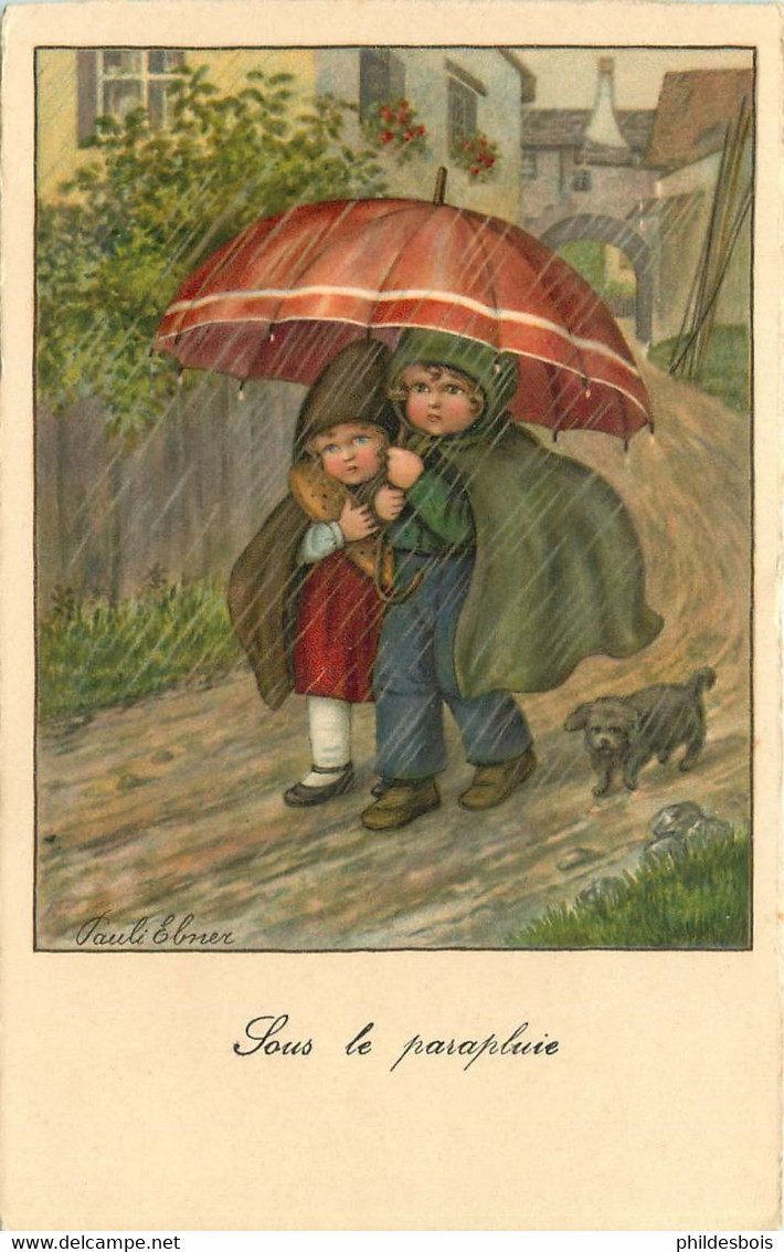 PAULI EBNER N°1021  Sous Le Parapluie - Ebner, Pauli