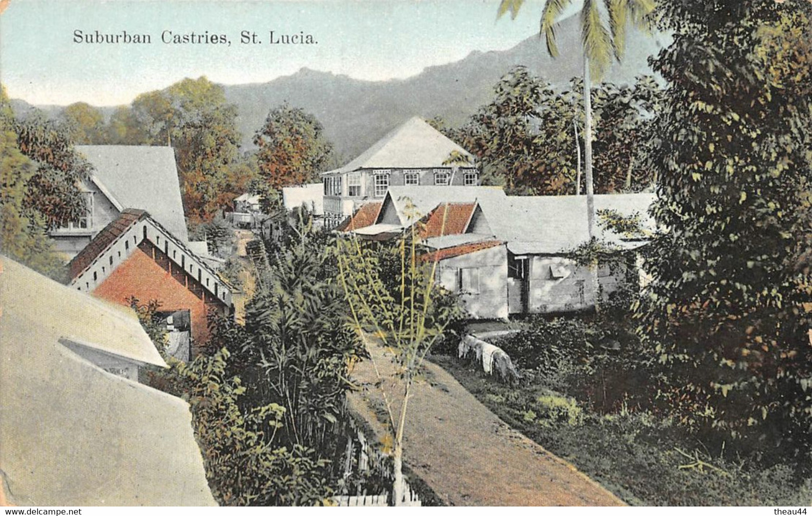 ¤¤  -   ANTILLES  -  SAINTE-LUCIE   -  Suburban CASTRIE    -  ¤¤ - St. Lucia