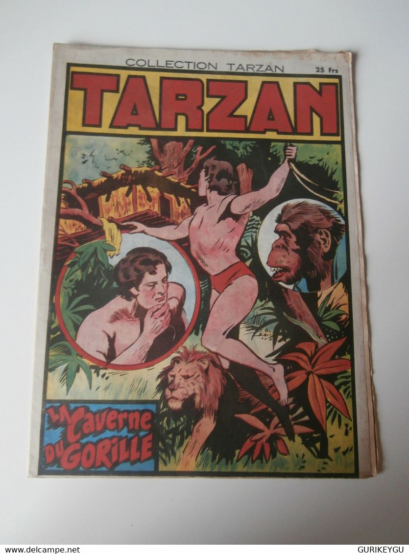 Collection TARZAN N° 31 La CAVERNE DU GORILLE  éditions Mondiales 1947 BE ++ - Tarzan