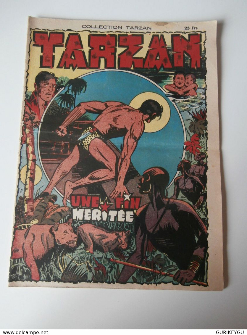 Collection TARZAN N° 40 UNE FIN MERITEE éditions Mondiales 1947 TTBE ++ - Tarzan