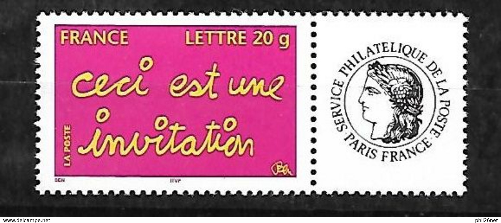 France    Timbres Personnalisés  N° 3760A  Invitation "   Cérès "      Neuf  * * TB MNH VF    Voir Scan - Ongebruikt