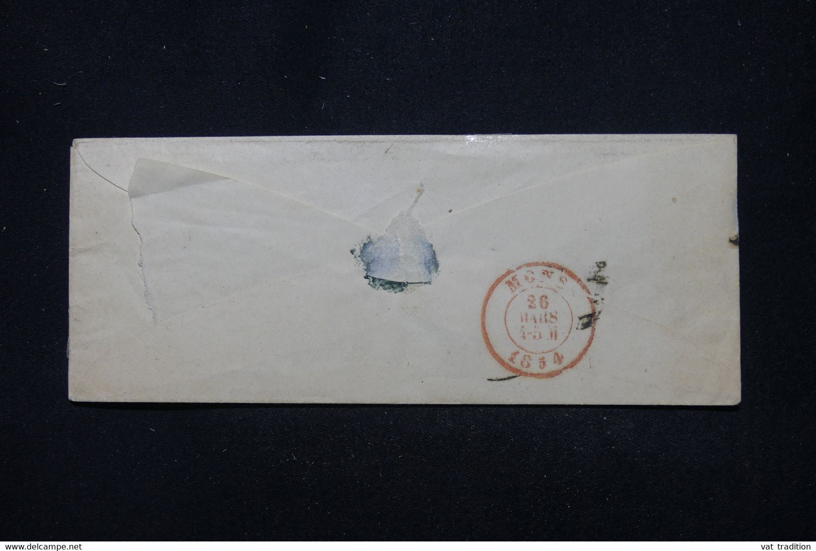 BELGIQUE - Enveloppe De Dour Pour Mons En 1854 - L 111305 - 1849-1865 Medaillen (Sonstige)