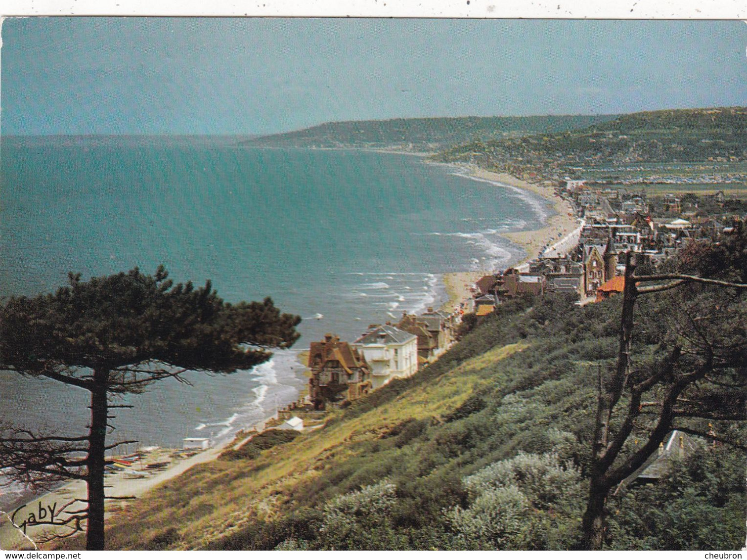 14.VILLERS SUR MER. CPSM. VUE GENERALE DE LA PLAGE. ANNÉE 1967 + TEXTE. - Villers Sur Mer