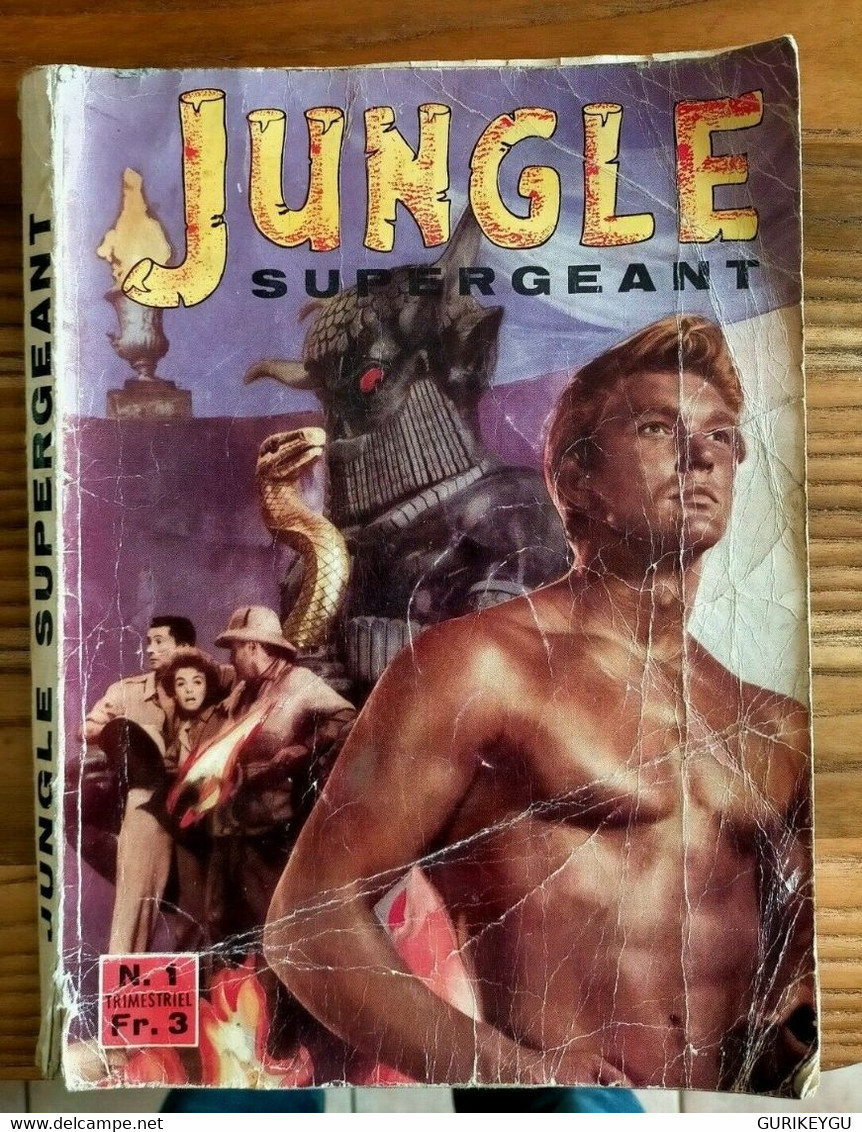 RARE JUNGLE Supergeant N° 1 ANTAR ROI JUNGLE Recueil 4 N° PONZONI 1965 TARZAN - Tarzan