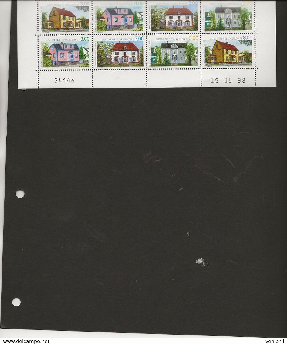 ST PIERRE ET MIQUELON -  N° 676 A 679 NEUF SANS CHARNIERE  COIN DATE-ANNEE 1998 - COTE : 12 € - Unused Stamps