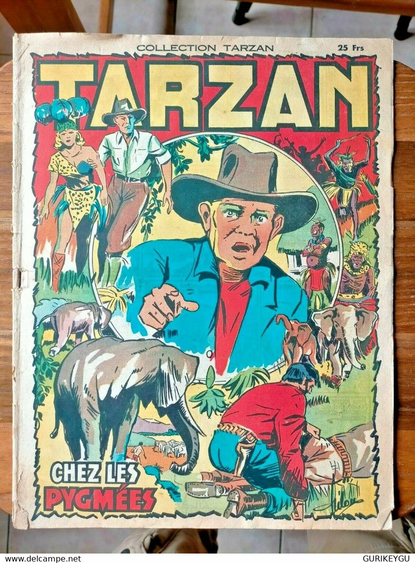 Collection TARZAN N° 52 Les éditions Mondiales 1948 Chez Les Pygmées - Tarzan