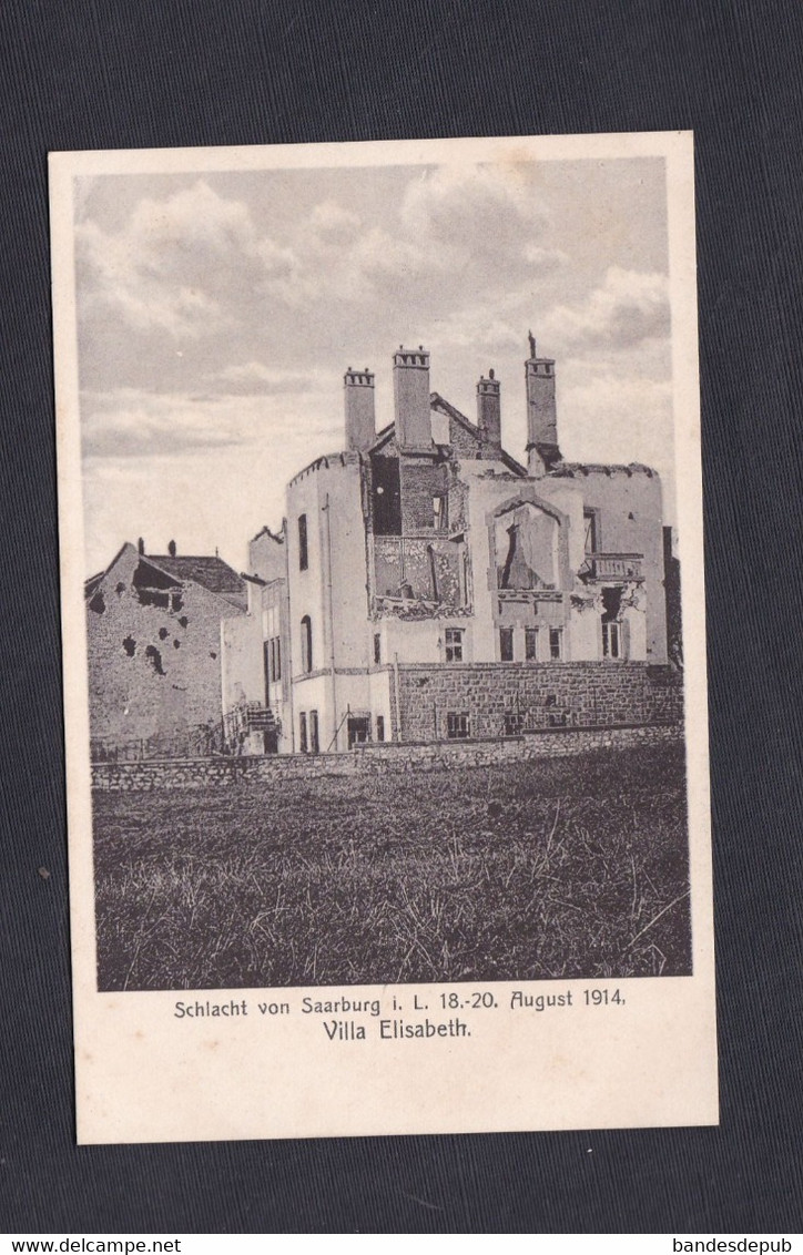 Sarrebourg Saarburg Guerre 14-18  Schlacht Vom 18-21 August 1914 Villa Elisabeth 49376 - Sarrebourg