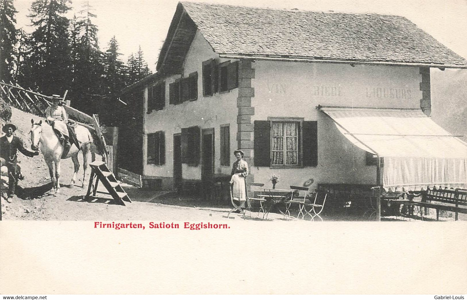 Firnigarten, Station Eggisshorn  Fiesch - Animée Mulet Maultier - Fiesch