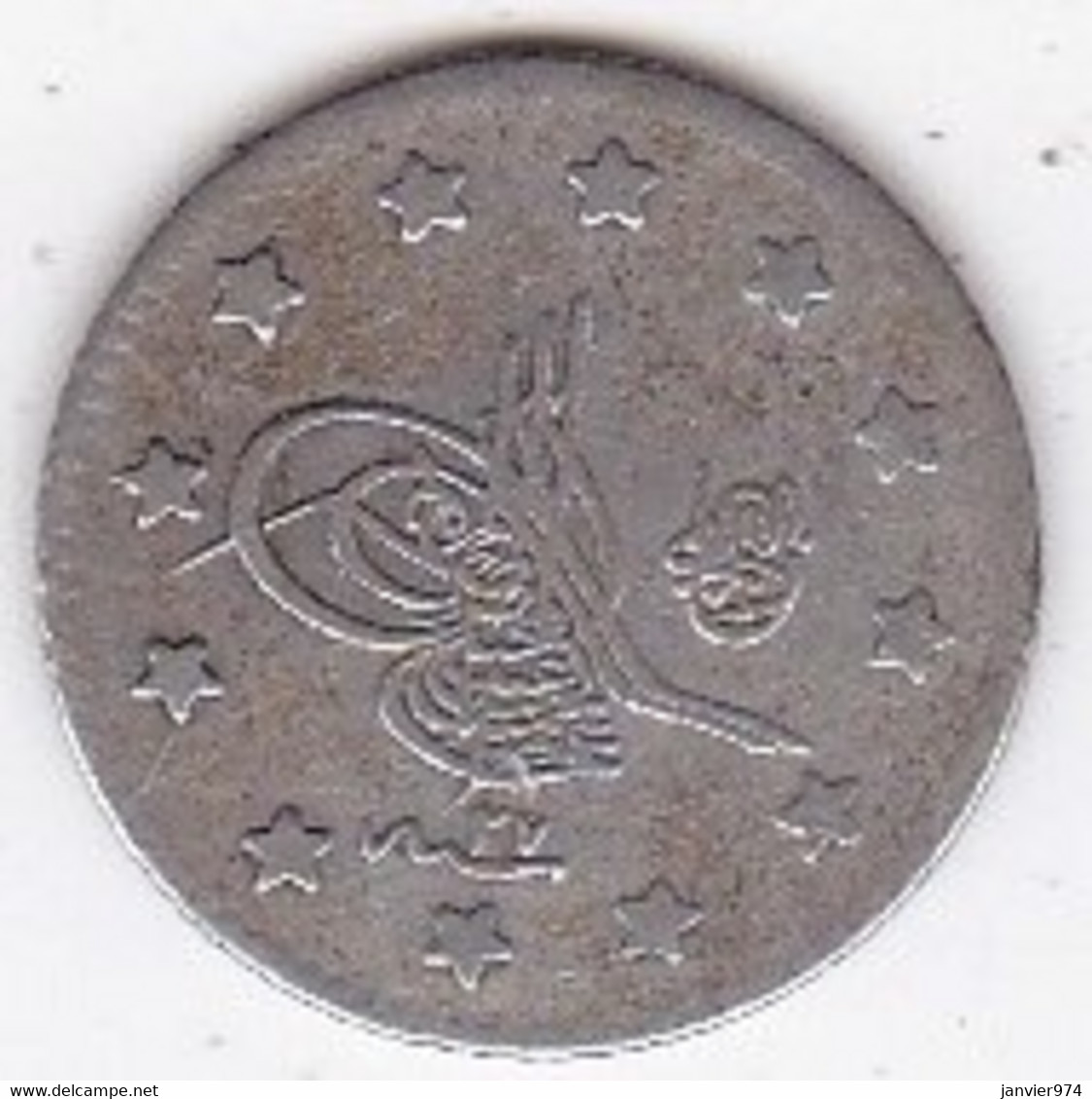 Turquie , 1 Kurus  AH 1293 (1902) Year 27 Abdul Hamid II, En Argent ,KM# 735 - Turchia