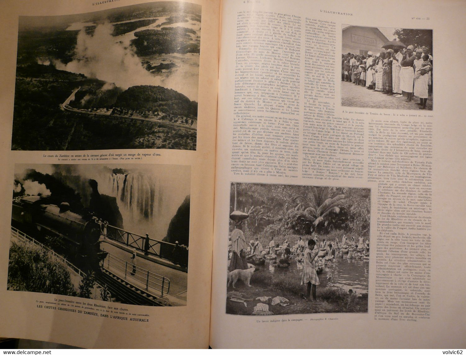 Illustration 4705 1933 bourget venise monaco comtesse noailles marseille mossamédès zambèze paul raynal murols