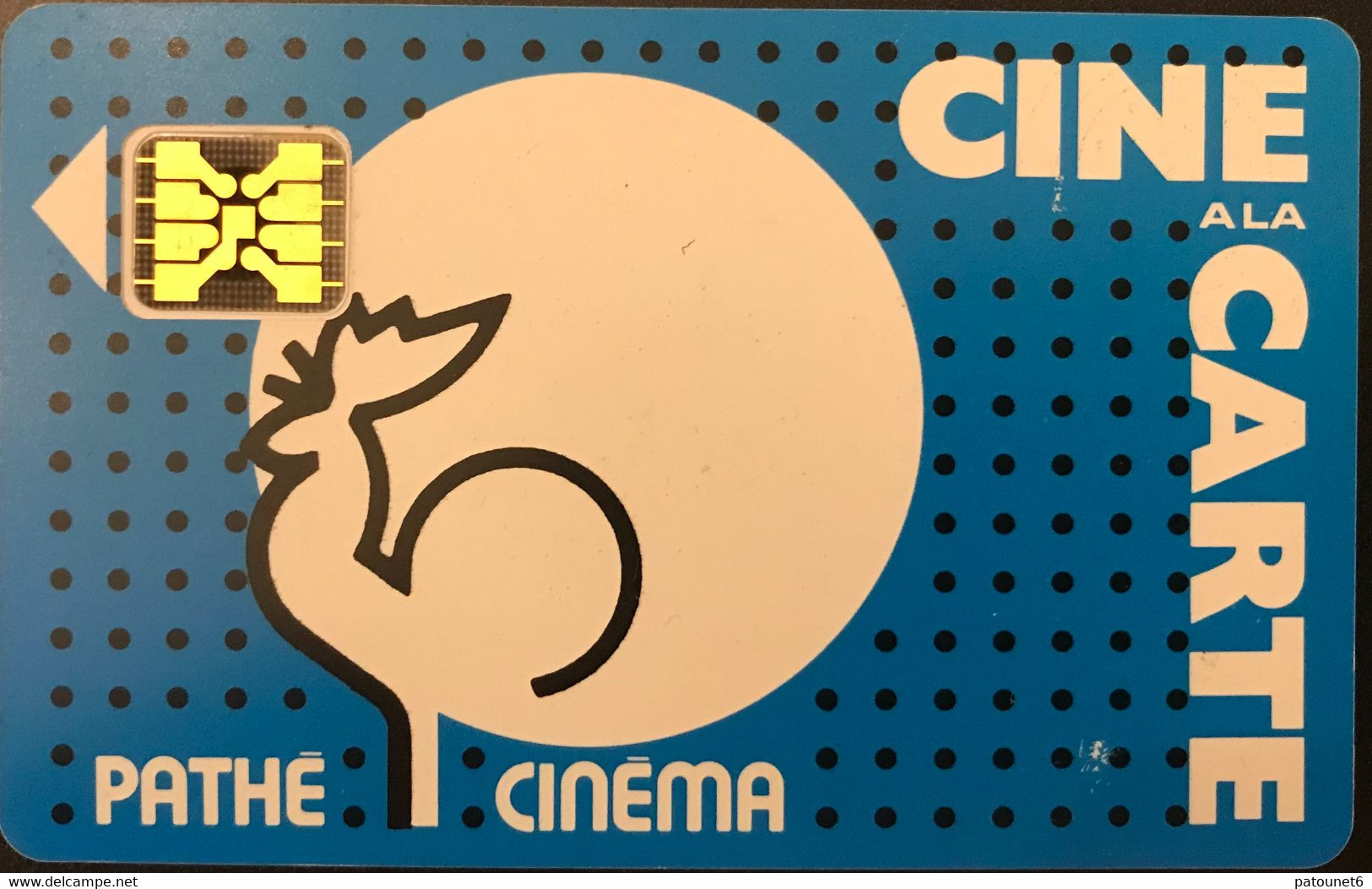 FRANCE  -  Cinécartes Pathé  - Coq Bleu  -  Fond Pointillé  -  SC4 ON S/E - Cinécartes