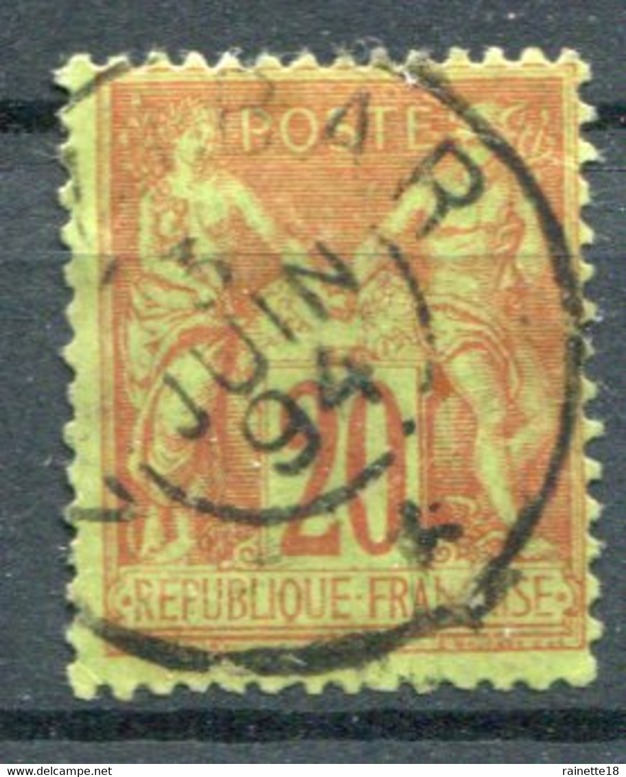 Zanzibar      N°  96  De France Oblitéré Avec Cachet à Date 3 Juin 1894 - Usados