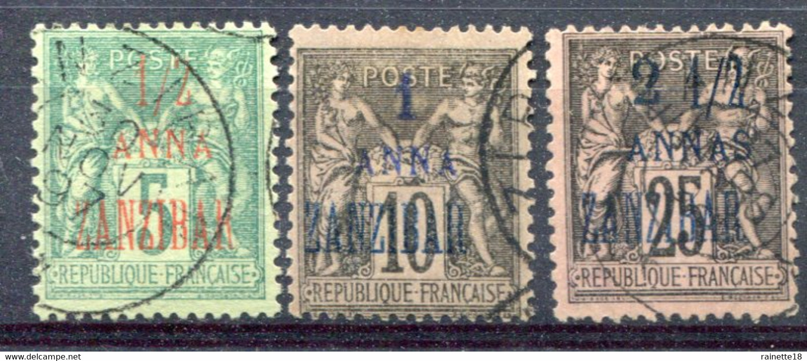 Zanzibar       N°  17-20-24 Oblitérés - Oblitérés