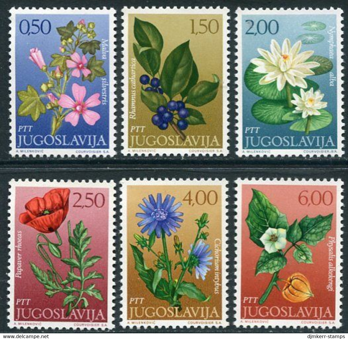 YUGOSLAVIA 1971 Flowers MNH / **. Michel 1420-25 - Ungebraucht