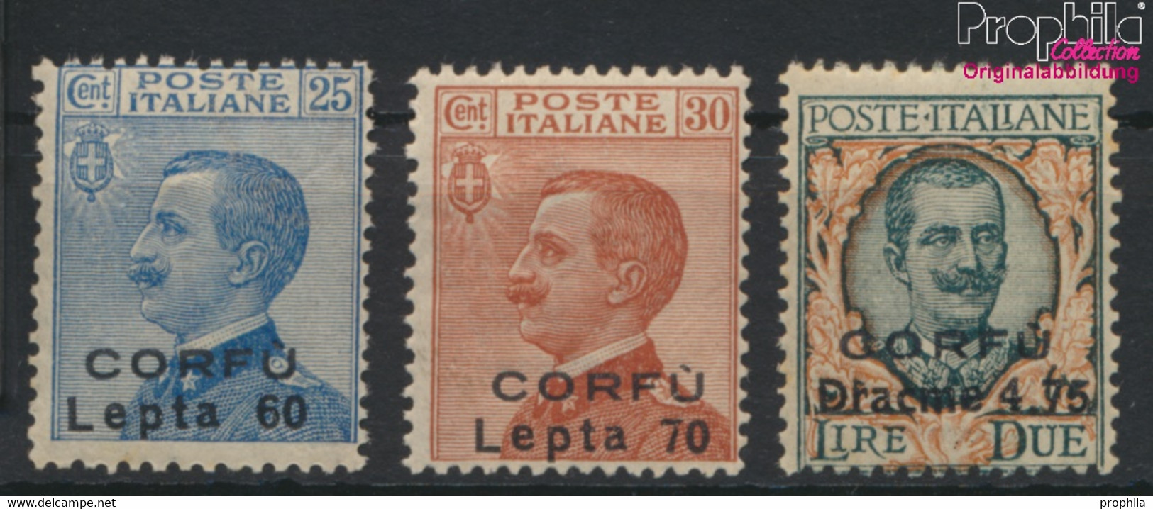 Ionische Inseln I-III (kompl.Ausg.) Nicht Ausgegeben Postfrisch 1923 Italienische Besetzung Korfu (9670934 - Isole Ioniche