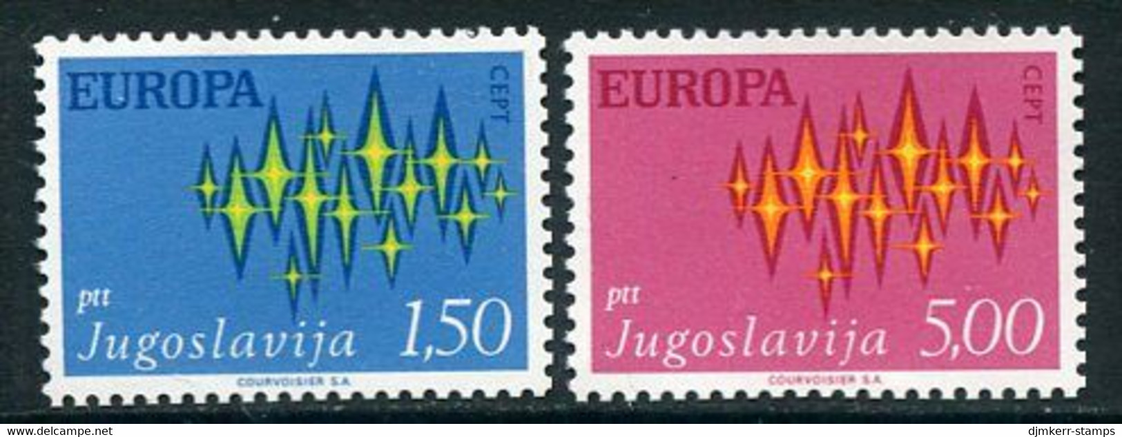 YUGOSLAVIA 1972 Europa  MNH / **.  Michel 1457-58 - Nuevos