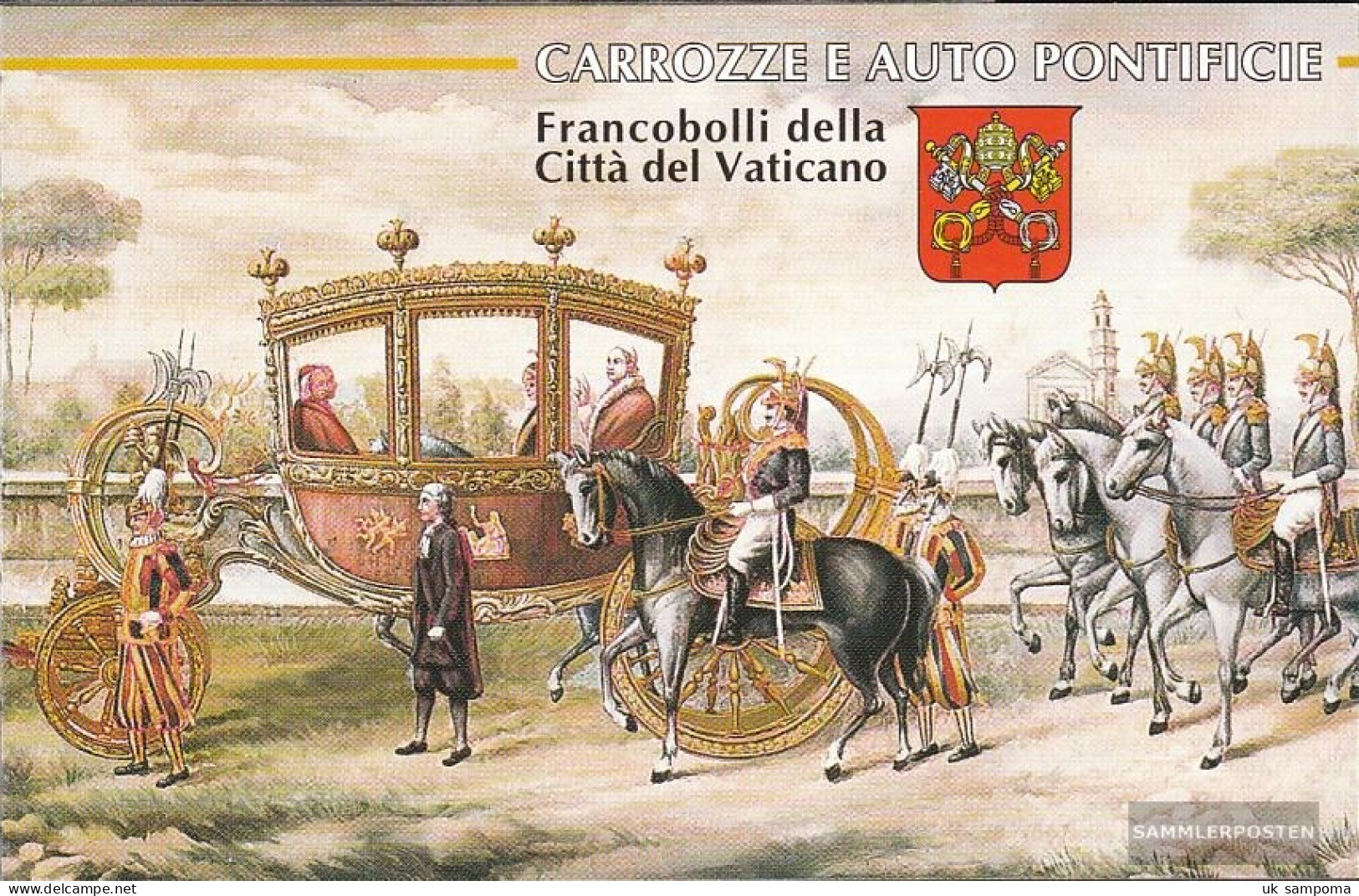 Vatikanstadt MH0-6 (complete Issue) Unmounted Mint / Never Hinged 1997 Pontifical Carriages+Automobile - Carnets
