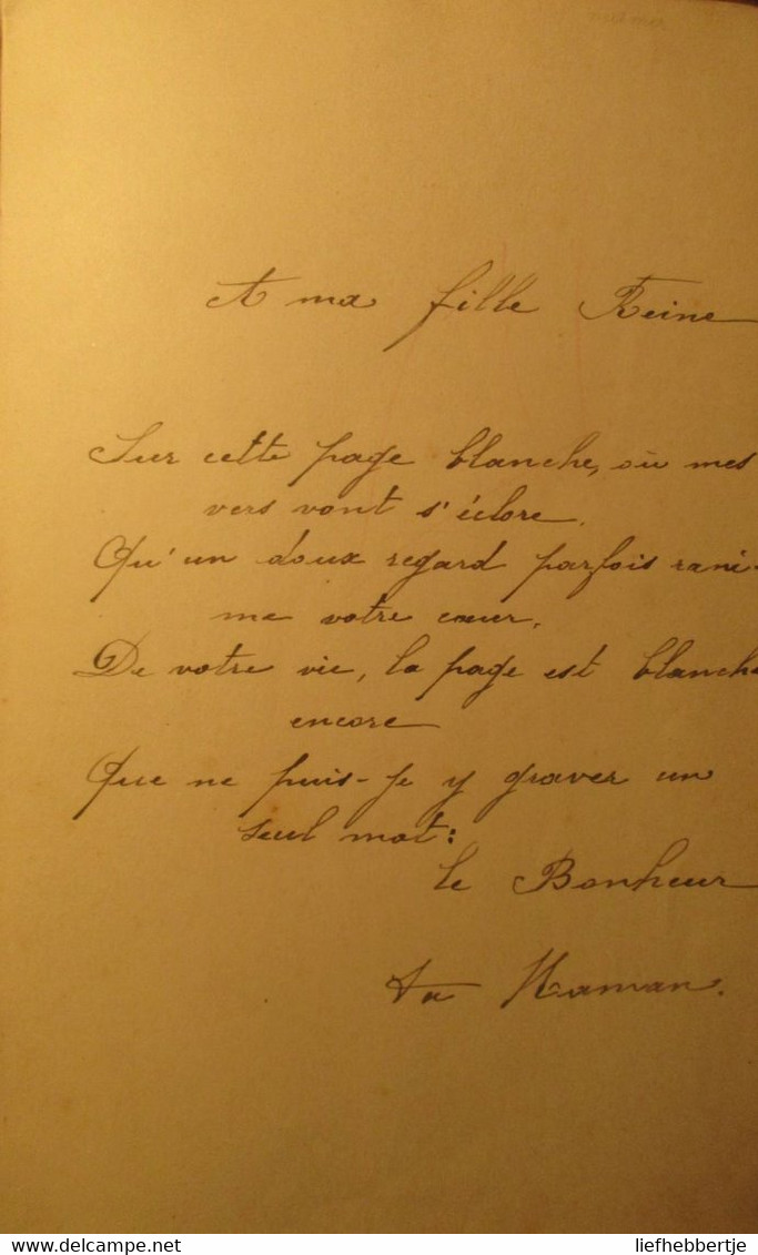 Poésie  'A Ma Fille Reine' - 1917-1918 - Avec 40 Pages De Texte Et Dessins - Manuscrits