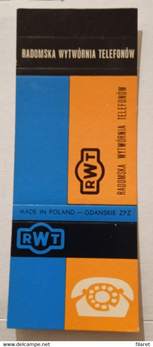 POLAND,POLOGNE,POLISH,GDANSK FACTORY,OLD UNFOLDED MATCHBOX SKILLET - Boites D'allumettes