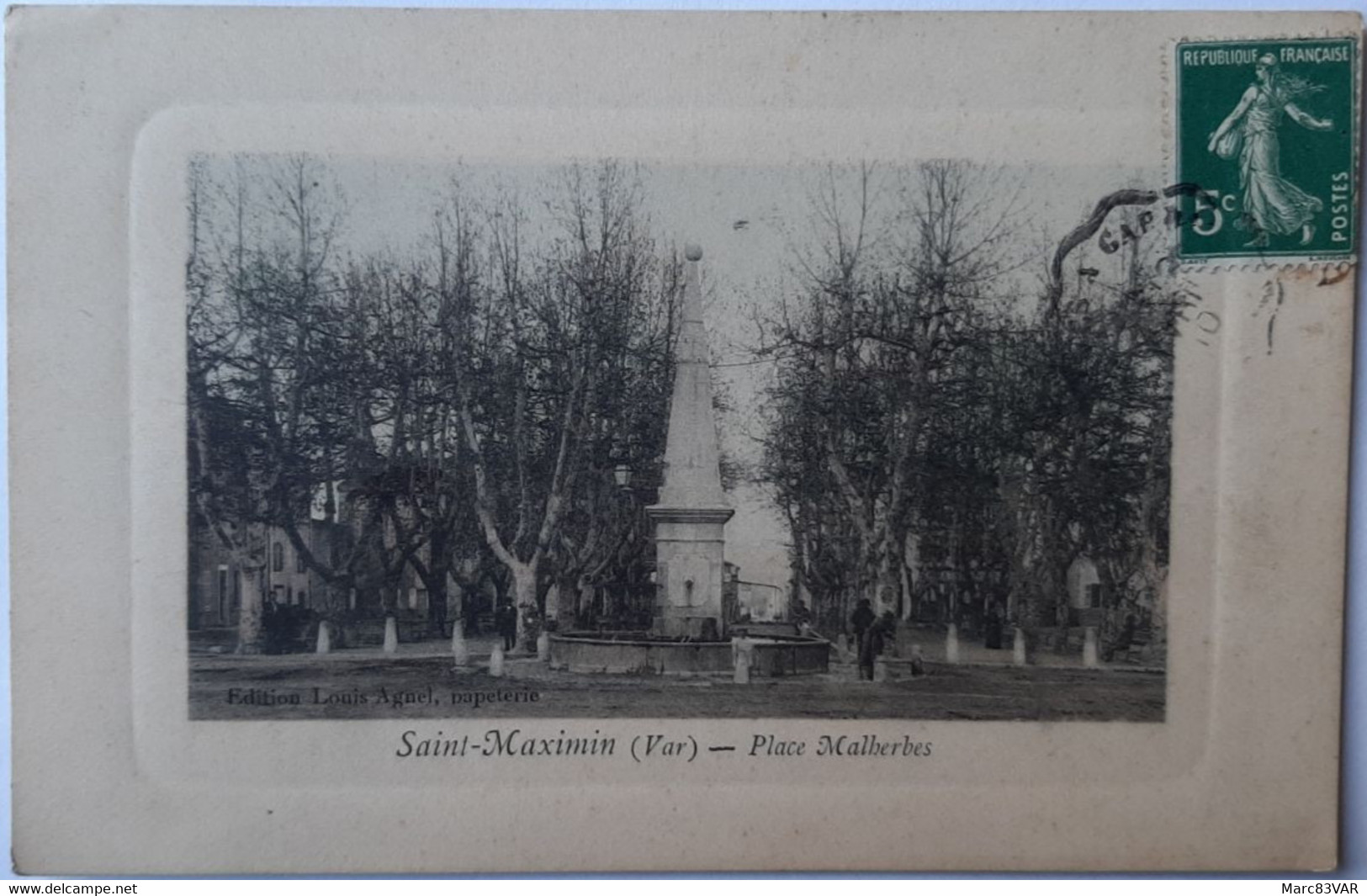 SAINT-MAXIMIN - La Ste-Beaume (Var) - Avenue Maréchal Foch Et Place Malherbe - Saint-Maximin-la-Sainte-Baume