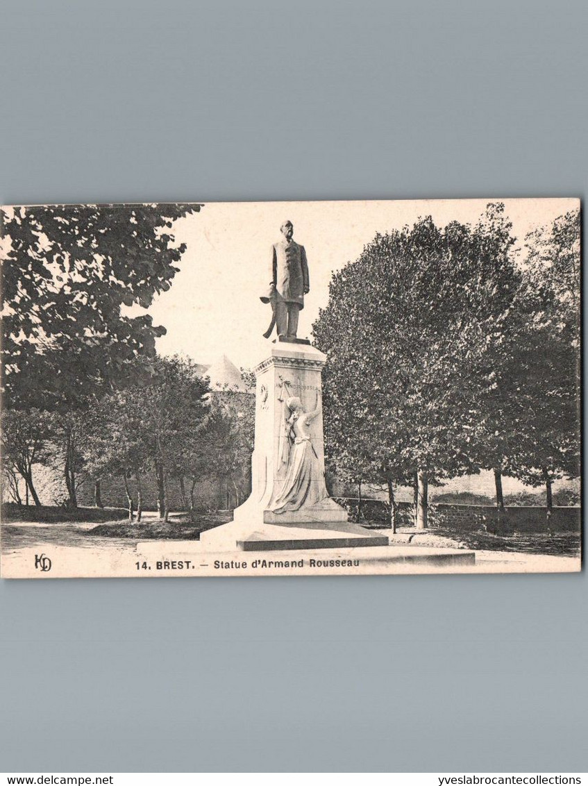 29 - Finistère - Brest  - Cpa - Statue D'Armand Rousseau - Brest