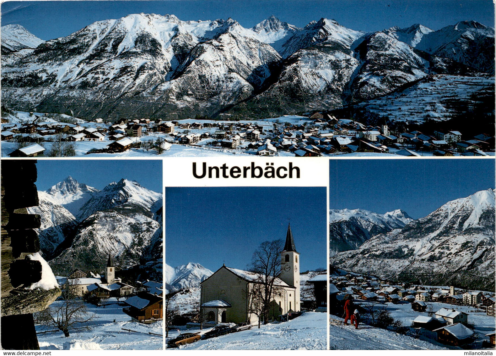 Unterbäch - 4 Bilder (46791) * 4. 1. 1991 - Unterbäch