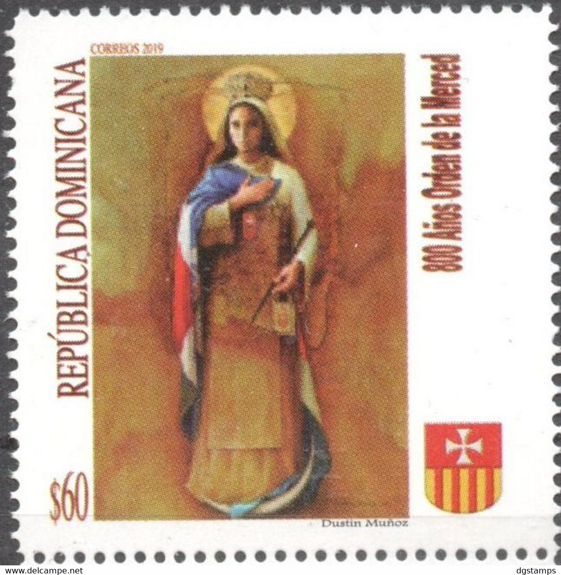 Dominican Rep. Dominicana 2019 ** 800 Years Of The Order Of Mercy. Our Lady Of The Mercedes. - Dominikanische Rep.