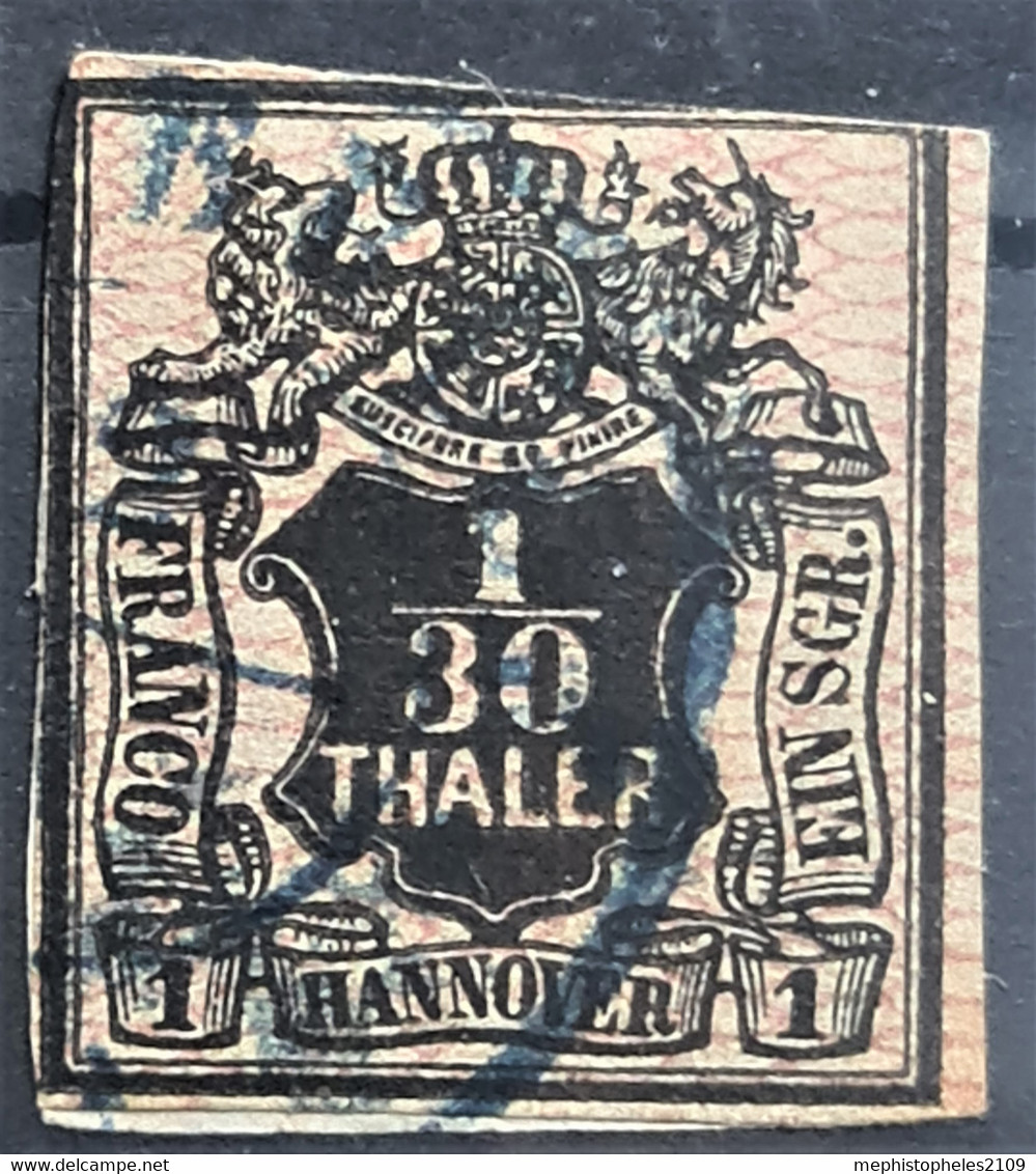 HANNOVER 1855 - Canceled - Mi 7 - Hanover