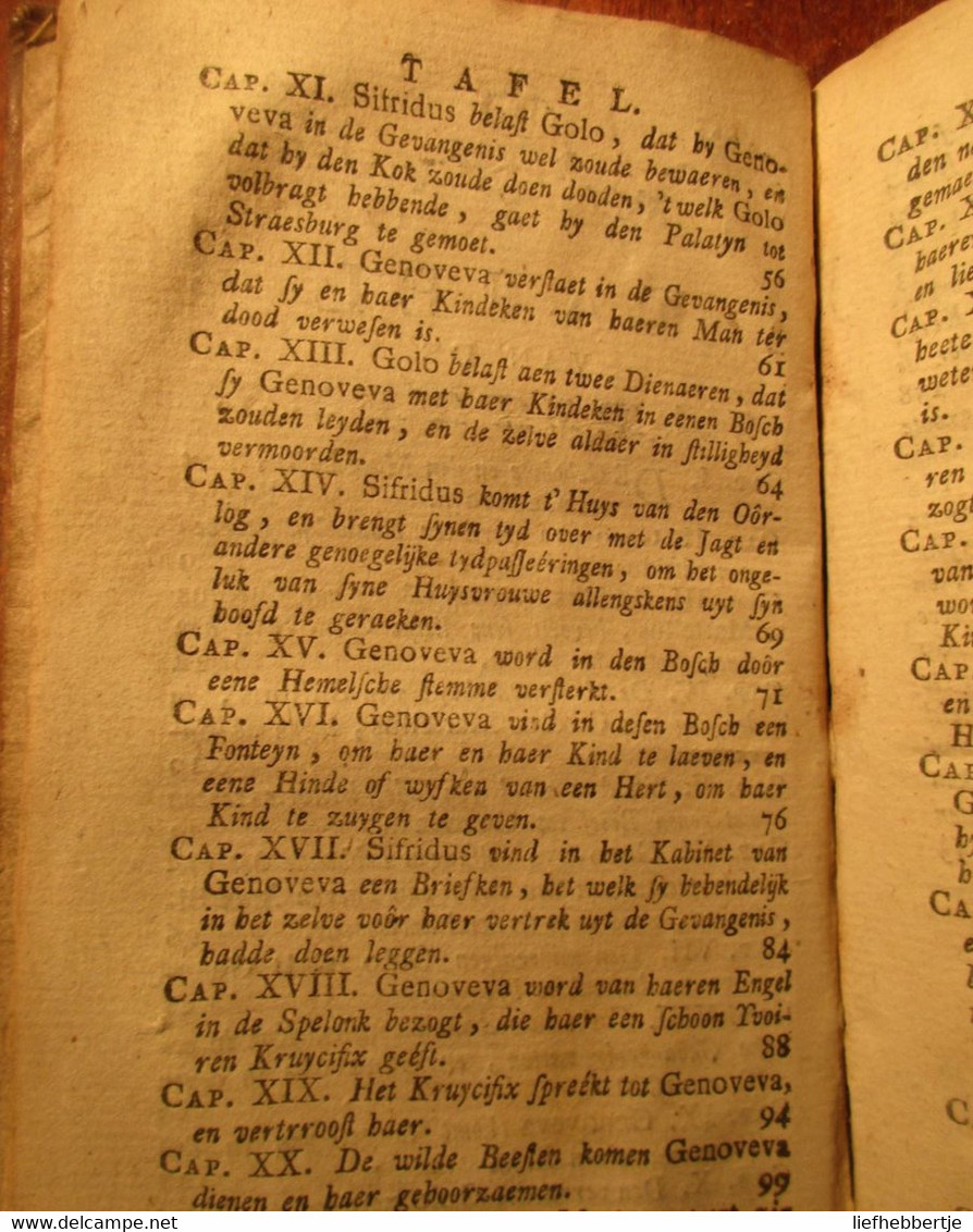 Het Leven Van De Heylige Nederlandsche Susanna, Of Genoveva, Huysvrouwe Van ... Sifridus - 1743 - Door De Ceriziers - Oud