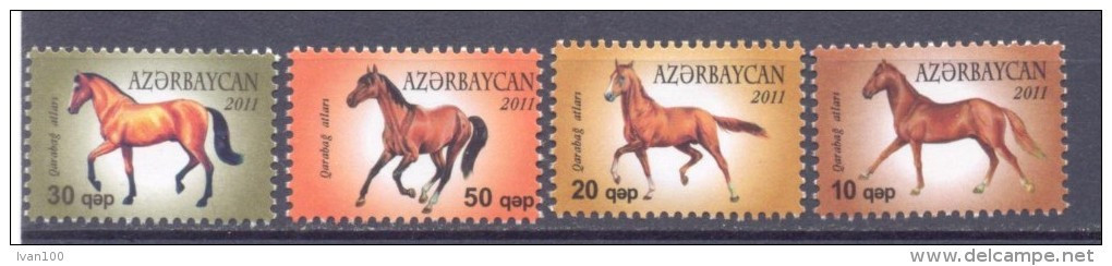 2011. Azerbaijan, Karabakh Horses, Set, Mint/** - Aserbaidschan