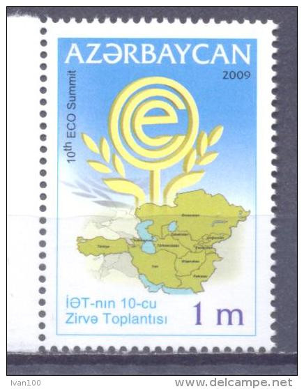 2009. Azerbaijan, 1oy Of ECO Summit, 1v, Mint/** - Azerbaïdjan