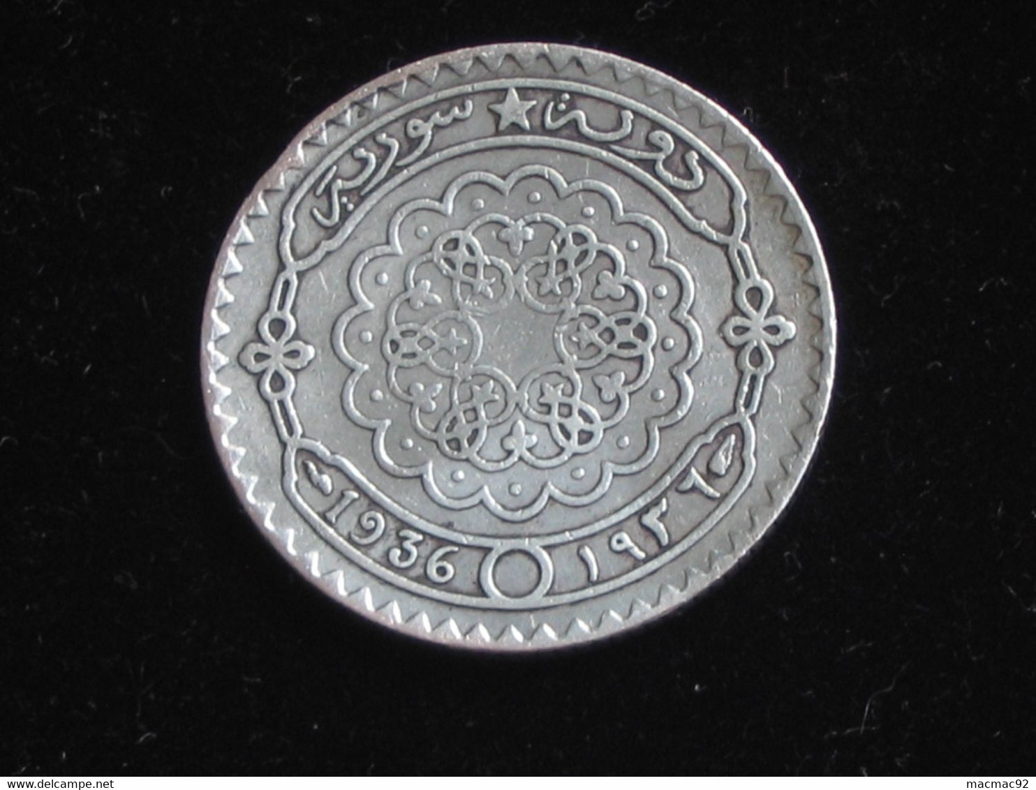 SYRIE - 25 Piastres 1936 En Argent - Etat De Syrie  **** EN ACHAT IMMEDIAT   **** - Syrien