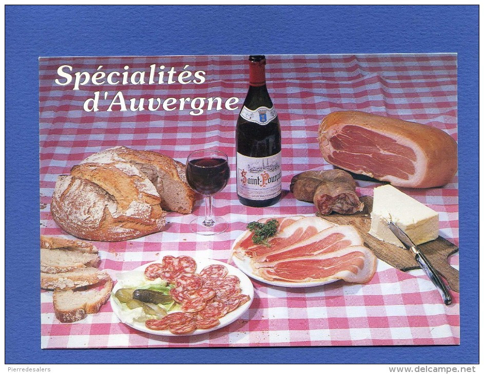 Françis DEBAISIEUX - Spécialités D'auvergne - Charcuterie - Vin - Pain - N°15.75 - Autres & Non Classés