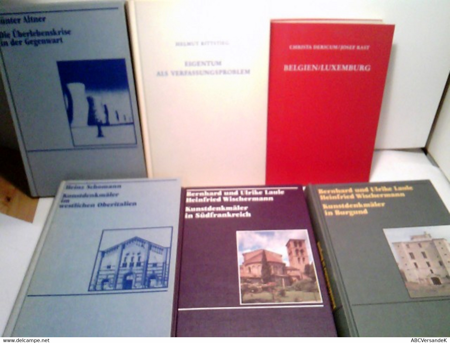 Konvolut Bestehend Aus 6 Bänden, Zum Thema: Kunst, Literatur, Reise - Autores Alemanes