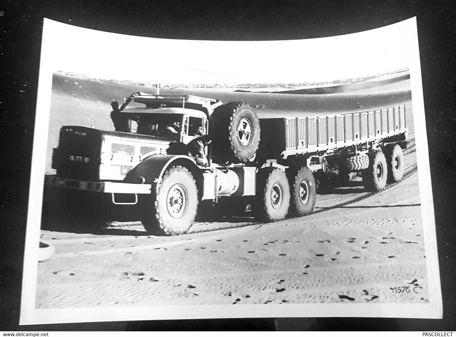 Ancienne Photo Camion WIlleme Avec Remorque TITAN - Cars
